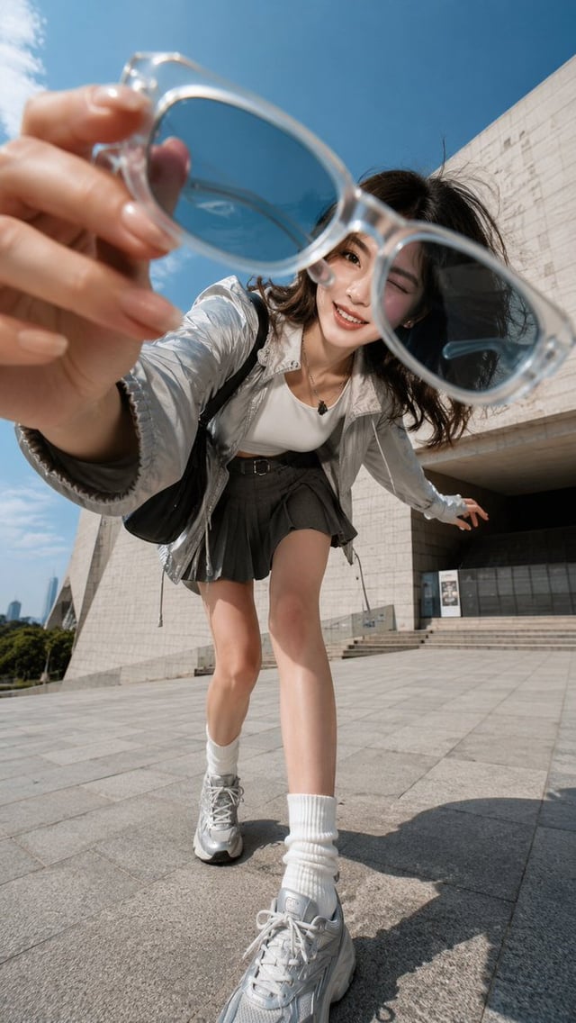 [Subject] An adult young woman with a natural, realistic appearance  