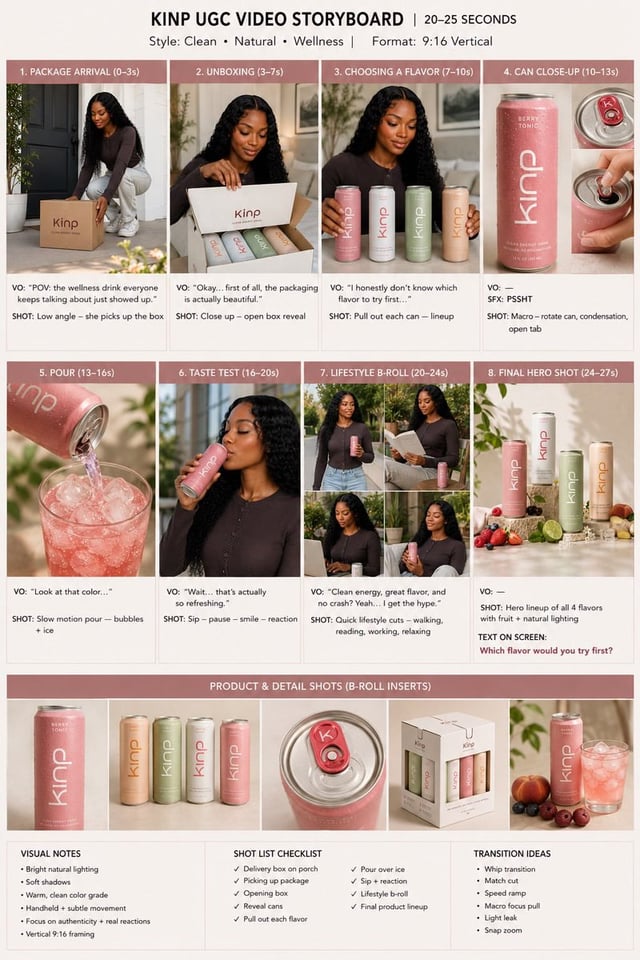 A premium skincare product commercial featuring a minimalist boxed skincare set placed on a clean co
