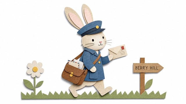 Paper cut-out animation style, [Subject], full body character shot, layered paper shapes, handmade p