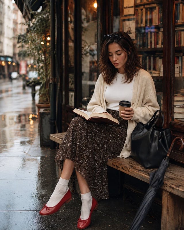Create a photorealistic cinematic fashion photograph inspired by the mood of the reference image, bu