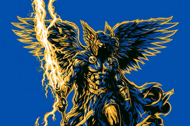 [SUBJECT] reimagined in the style of Mythical Superhero Chronicles, blending ancient mythology with 