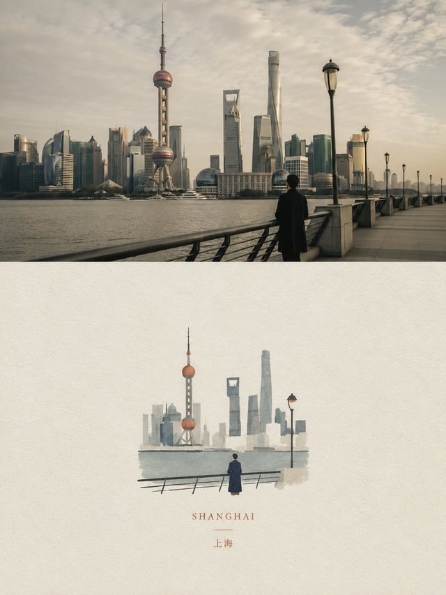Create a high-end independent editorial poster in a strict 3:4 vertical aspect ratio. Divide the can