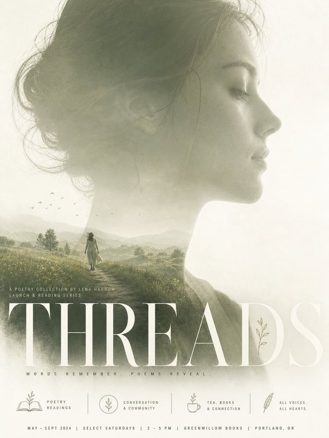 A restrained narrative poster built around any chosen subject object, with the most recognizable cor