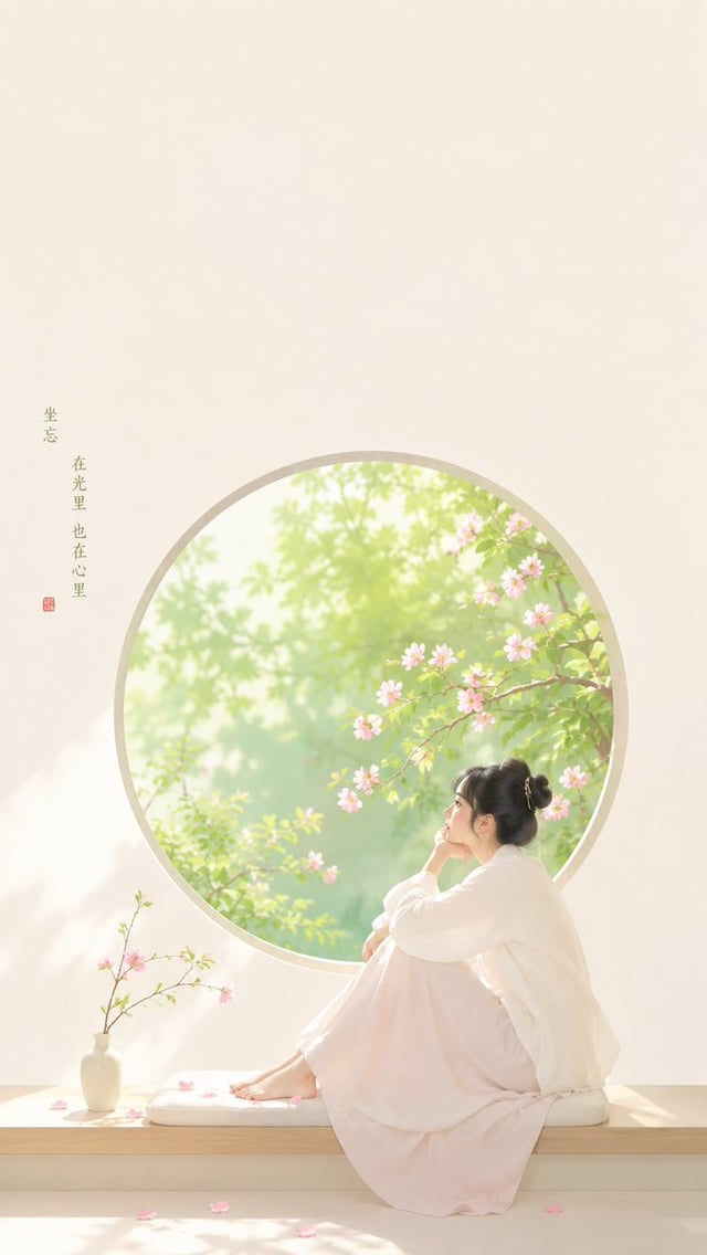 主题方向：东方禅意极简封面海报