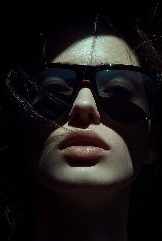 Create an ultra-realistic extreme close-up portrait of the same woman from the reference identity. H