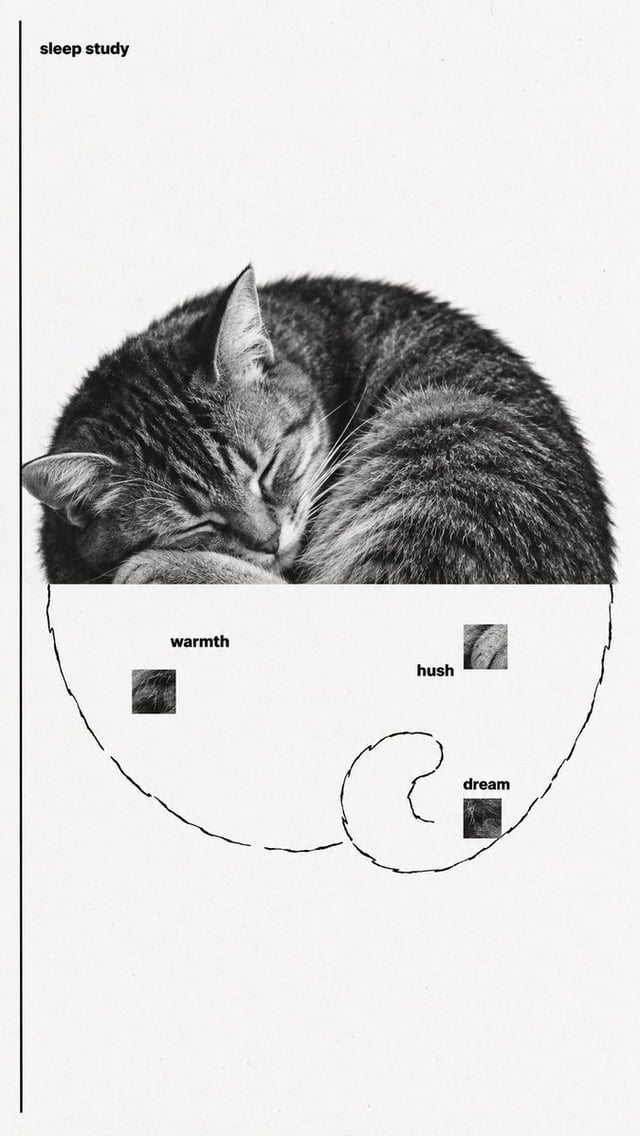 Design a finished experimental editorial poster, 9:16 — an intimate photographic specimen, partially