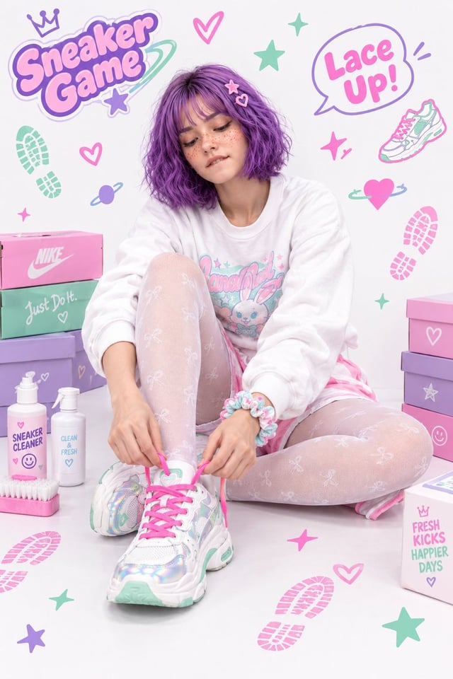 Create a high-quality full-body Y2K fashion editorial photograph of the same female character from t