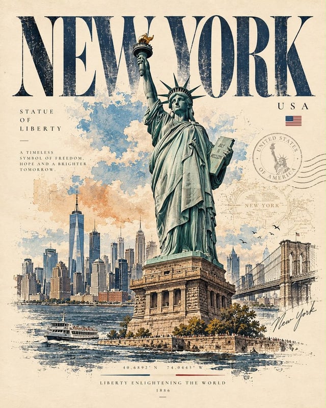 Create a sophisticated minimalist editorial art poster featuring [Subject] as the central subject, i
