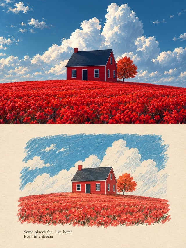 Use the uploaded photo as the only content source. Create a vertical 3:4 "real photo + minimal illus