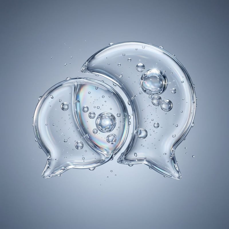 Transform [LOGO NAME] into a premium water-bubble logo while preserving its exact shape, proportions, and brand ident...