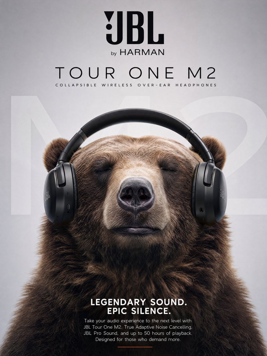AI art: Ultra realistic commercial poster of a massive brown griz... | GPT Image | @rovvmut_