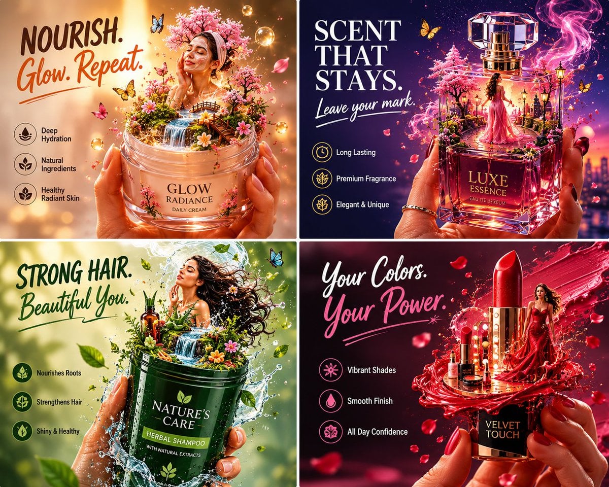 Product poster template from MeiGen