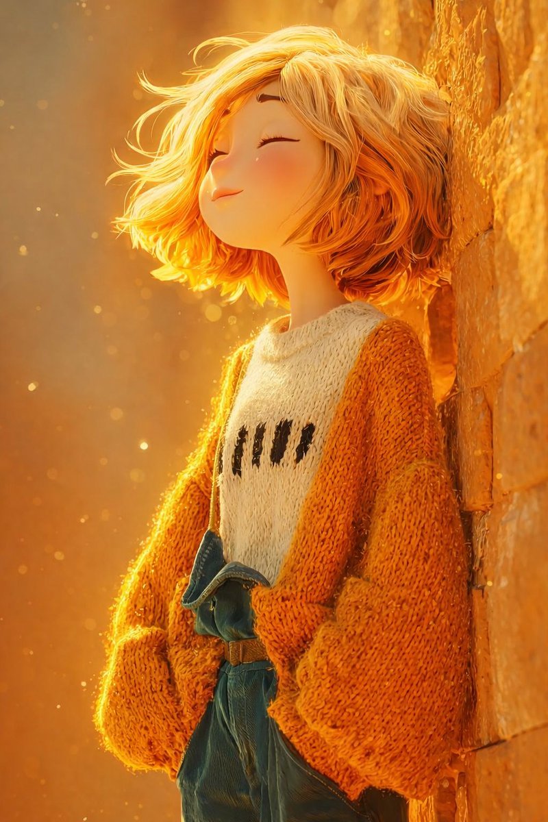 The Scene IS Lit BY Warm Golden Hour Sunlight, With sample 2