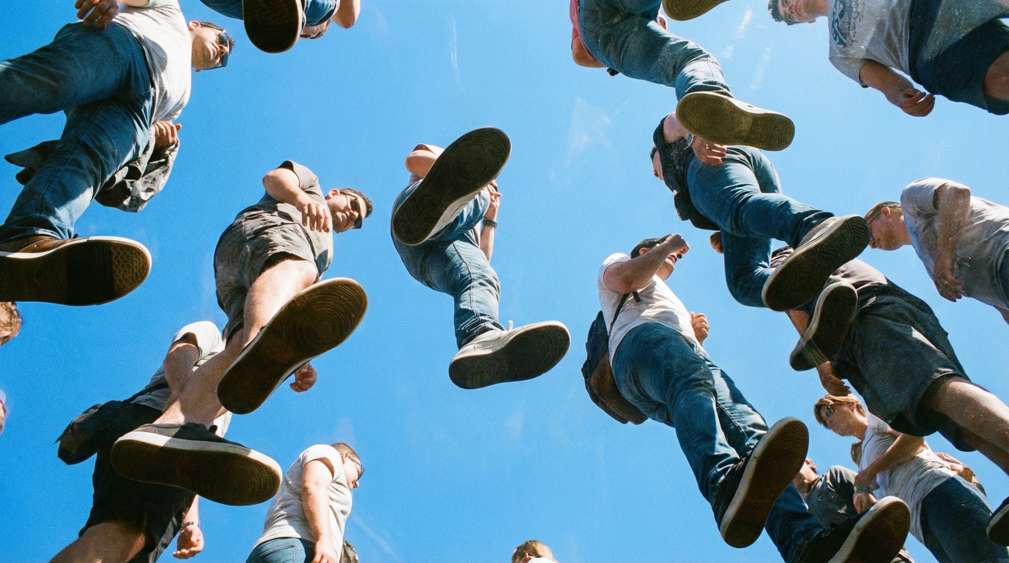 View From Under A Plane OF Completely Transparent Plexiglass. WE sample 2