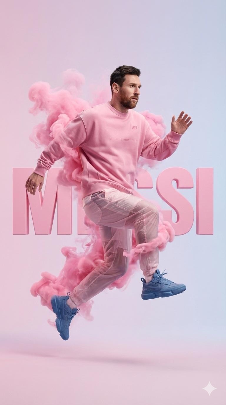 Hyper-realistic Studio Photograph OF A Male Athlete Mid-air AS IF sample 1