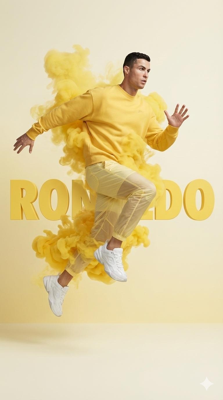 Hyper-realistic Studio Photograph OF A Male Athlete Mid-air AS IF sample 2