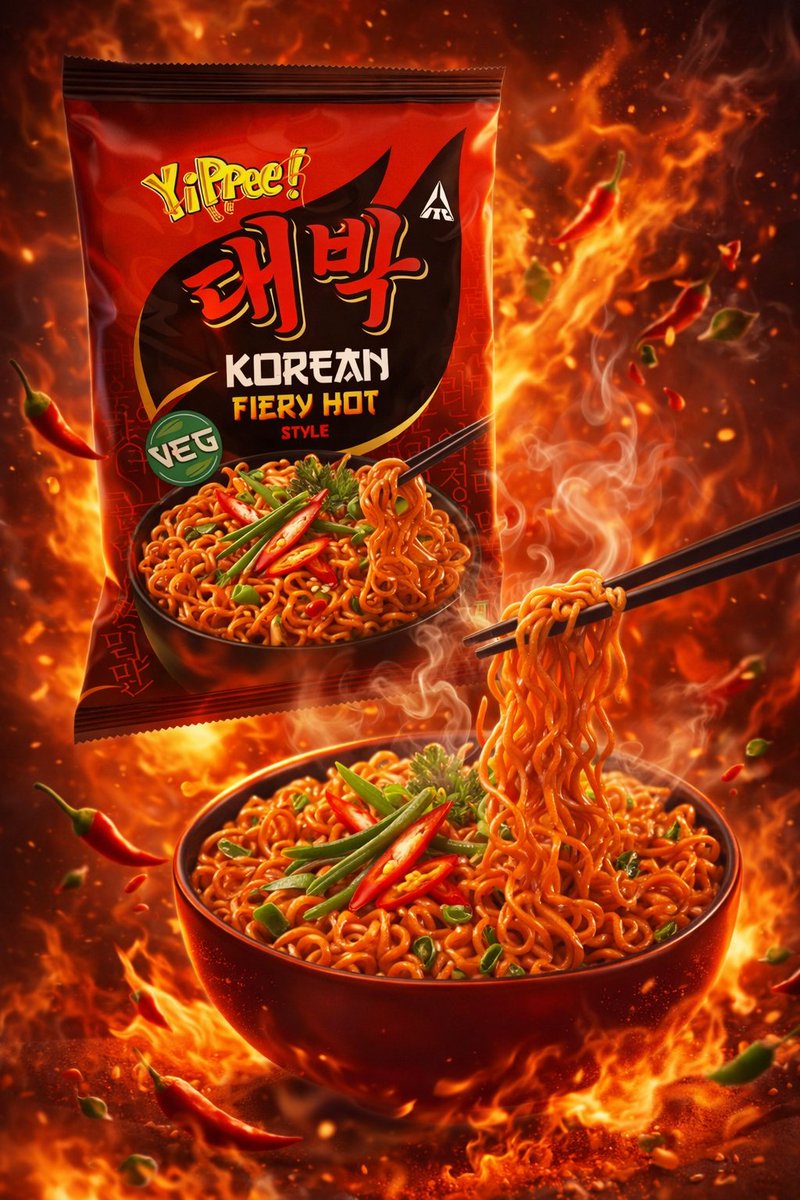 Ultra-high-resolution 8K Cinematic Commercial Food Advertisement OF **subject Instant Noodles**, sample 4