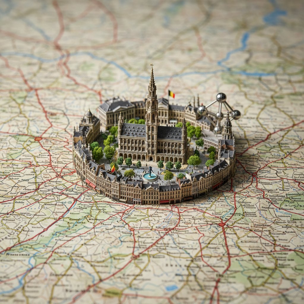 Realistic, Highly Detailed Geographic Map Viewed From Above, Accurately Representing sample 3