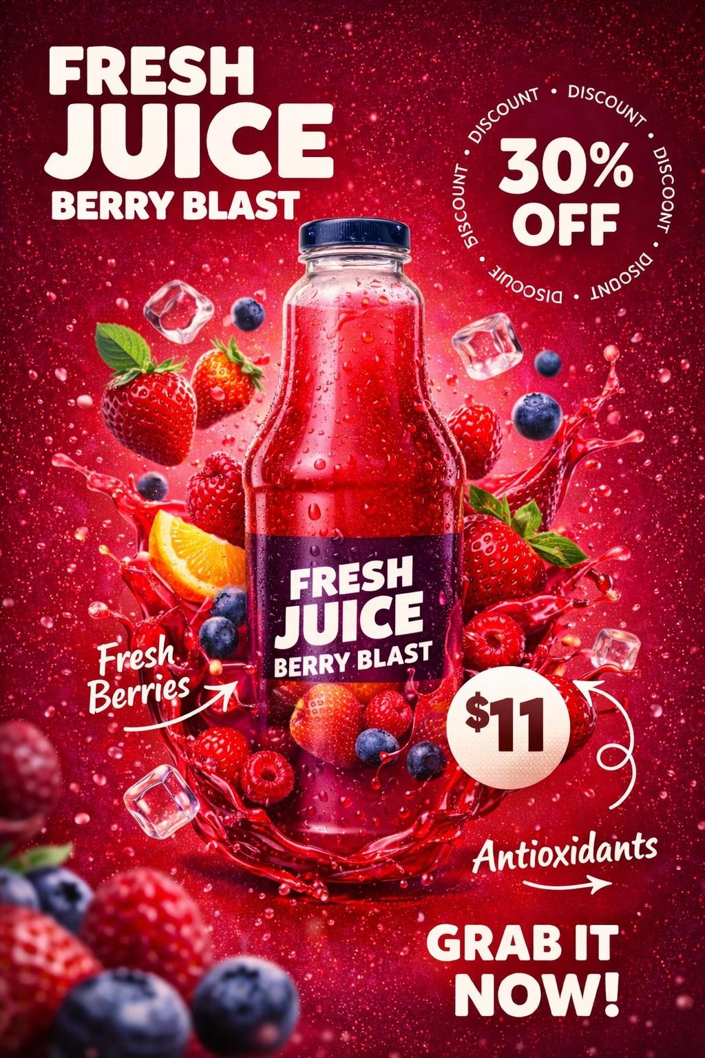 Exact Uploaded Subject Bottle (label Unchanged). Vertical Poster. Center Bottle sample 1