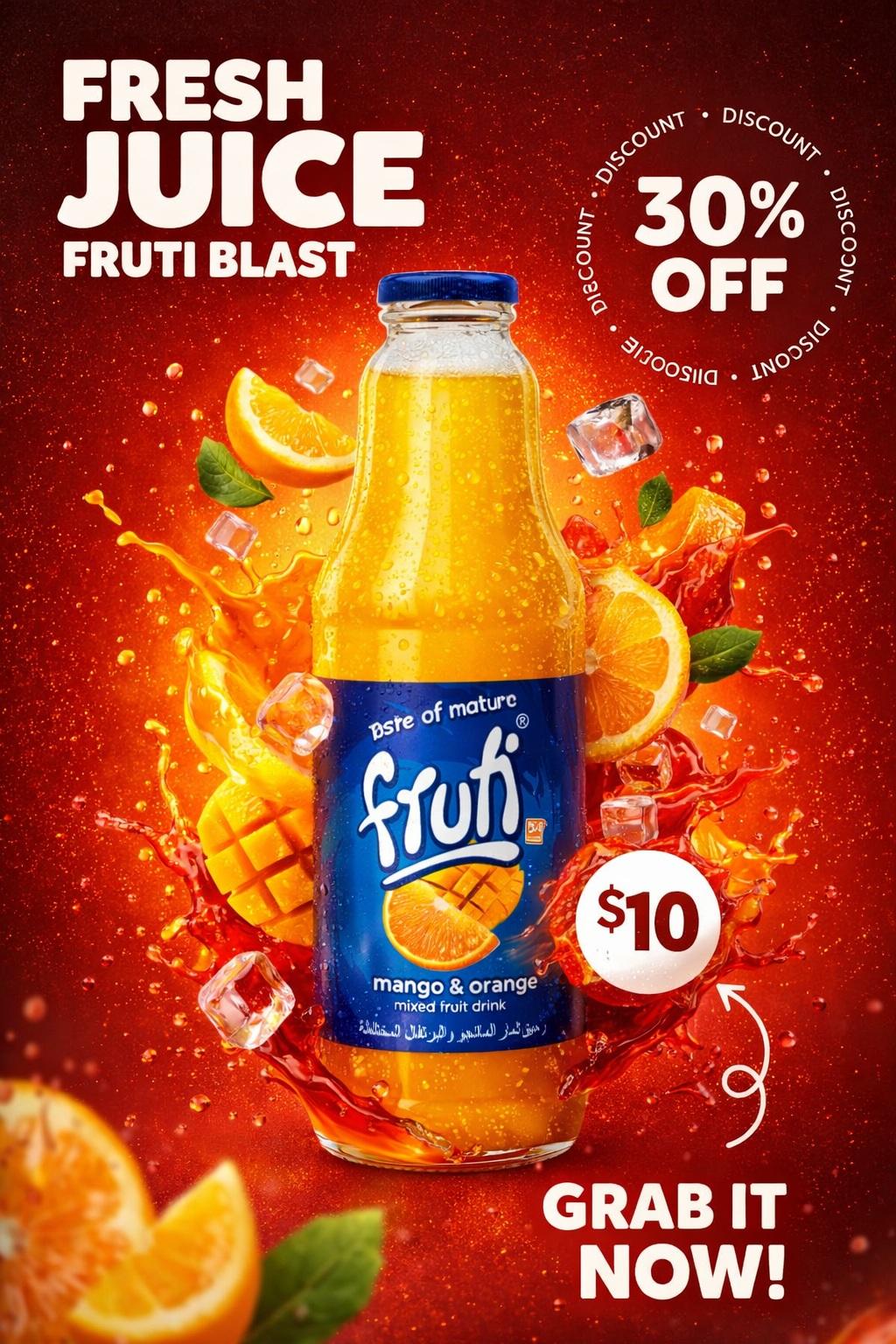 Exact Uploaded Subject Bottle (label Unchanged). Vertical Poster. Center Bottle sample 3