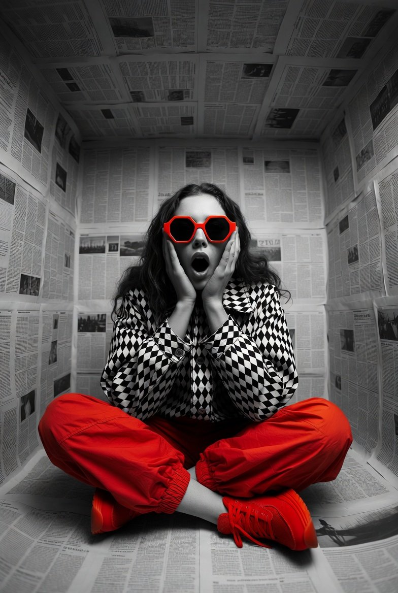 Hyper-realistic Editorial Photo Shot AT Eye Level With A 12mm sample 2