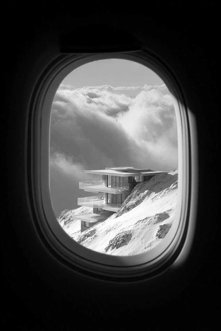 Window Looking Out AN Airplane And You Can See A sample 1