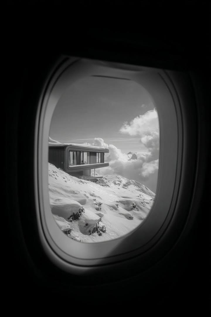 Window Looking Out AN Airplane And You Can See A sample 3