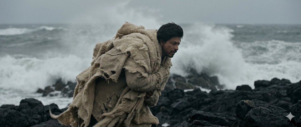 Wide Shot, Subject Acts AS AN Anchor Against A Raging sample 1