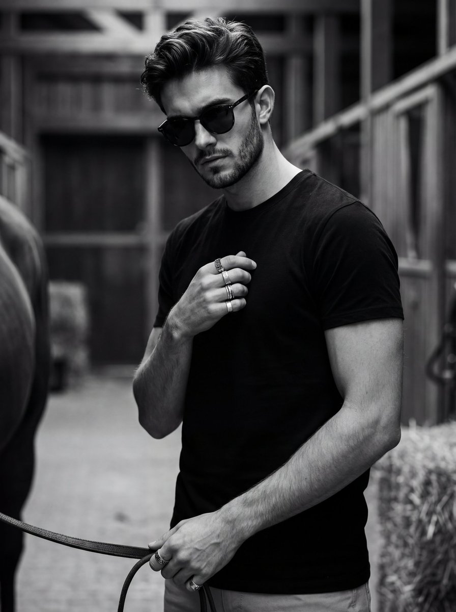 Ultra-realistic 8K Cinematic Black-and-white Portrait Photograph, Portrait Aspect Ratio 1664*2080. sample 1