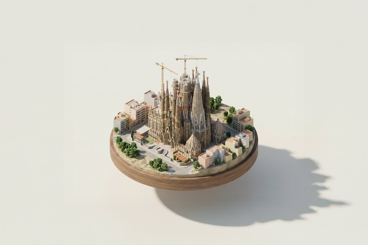 Miniature Isometric Architectural Diorama OF Subject, Accurately Reflecting Its Real-world sample 2