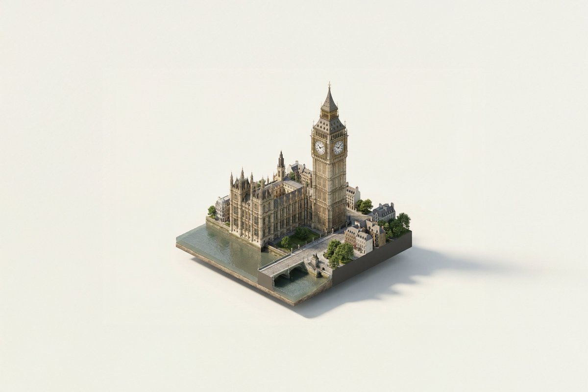 Miniature Isometric Architectural Diorama OF Subject, Accurately Reflecting Its Real-world sample 4