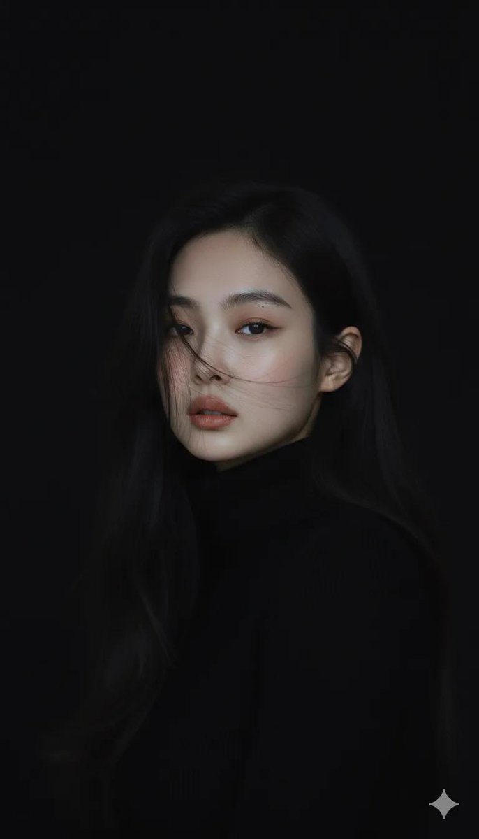 Moody Cinematic Portrait OF A Young Woman With Clear Fair sample 2