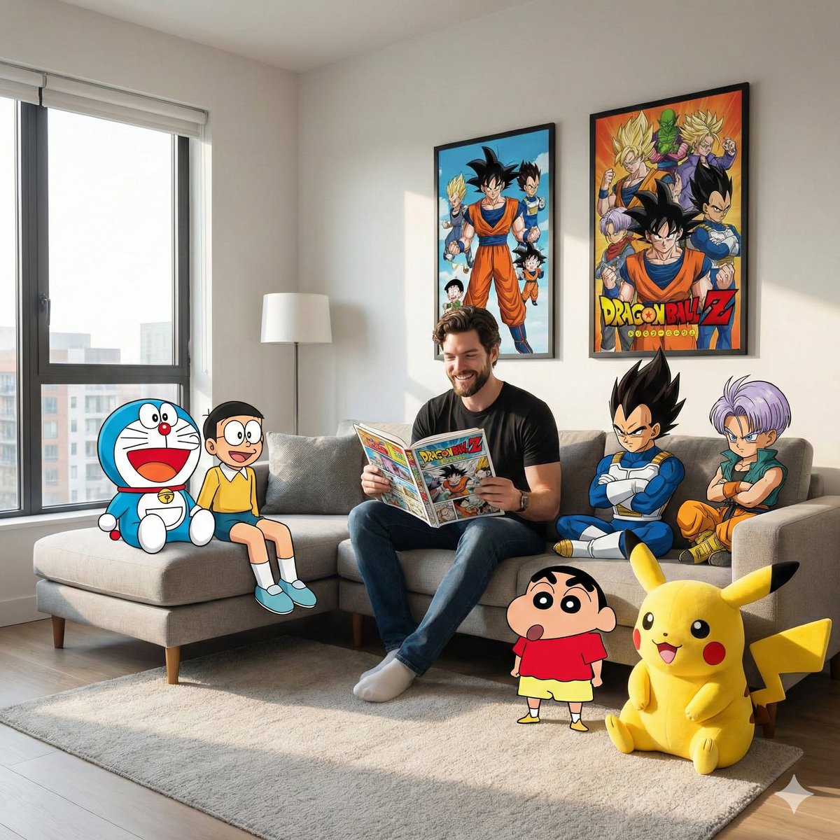 - A High-fidelity, Wide-angle Interior Shot Captures A Surreal, Mixed-media sample 2