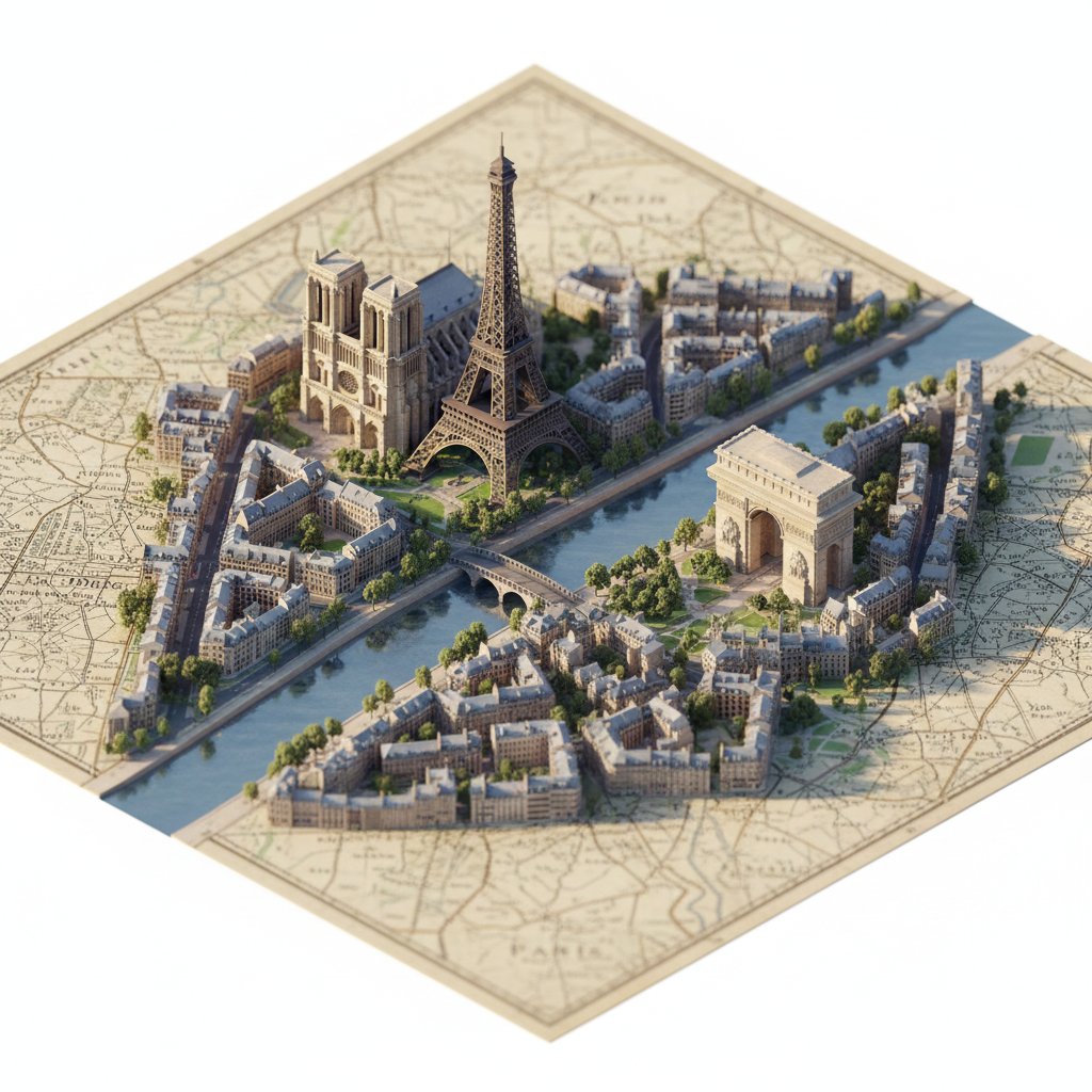 Illustration & 3D Prompt Template sample 1