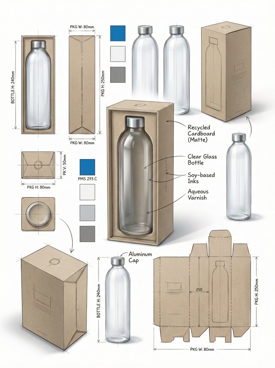 Using The Attached Image, Create A Professional Industrial Packaging Design sample 2