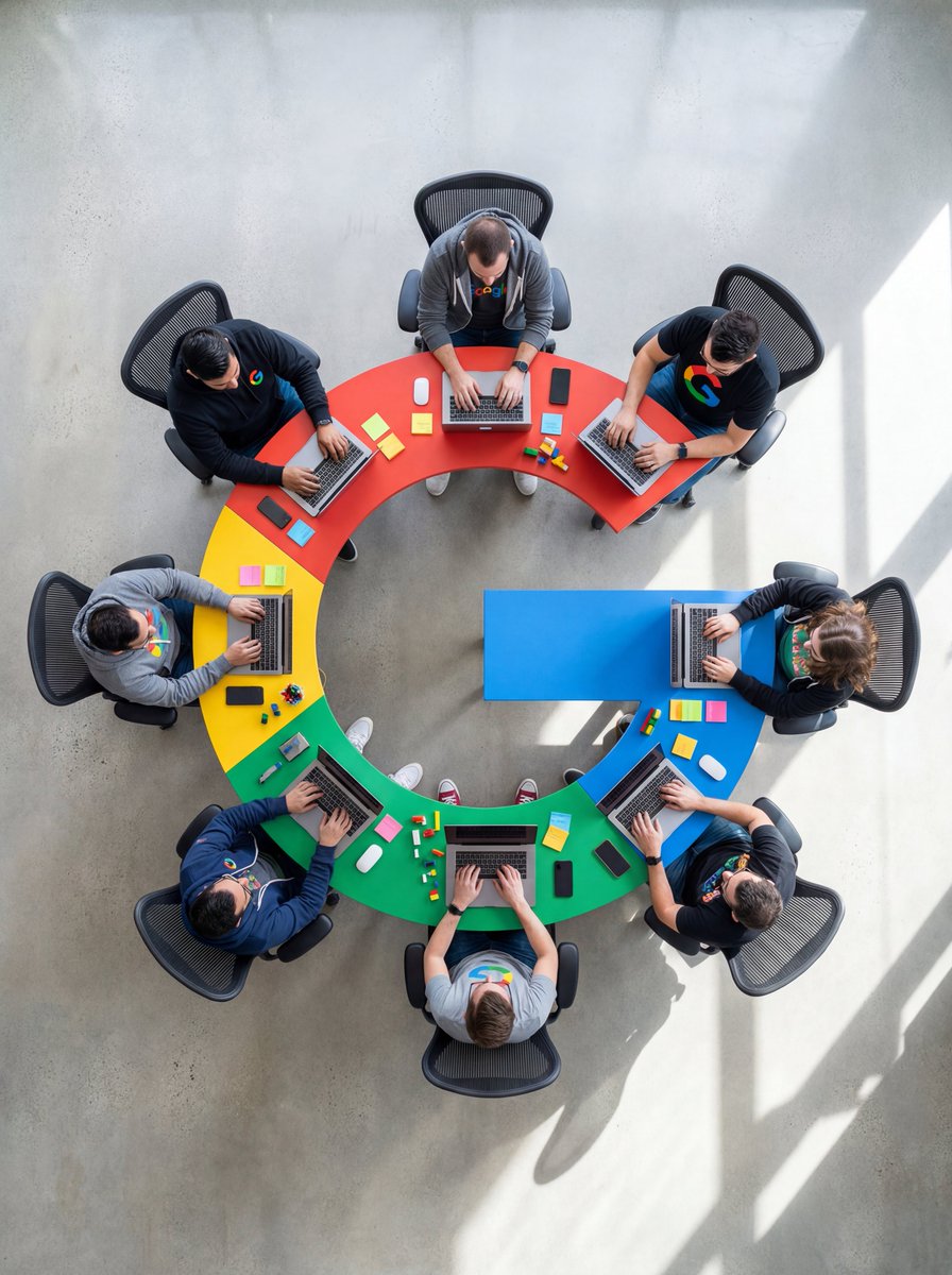 Ultra-wide-angle Hyper-realistic Top-down Flat Lay Photography. The Central Focus IS sample 1