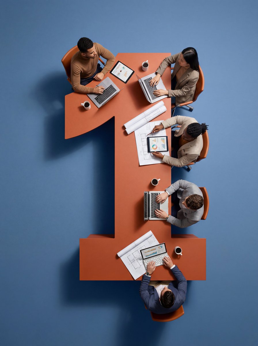 Ultra-wide-angle Hyper-realistic Top-down Flat Lay Photography. The Central Focus IS sample 3