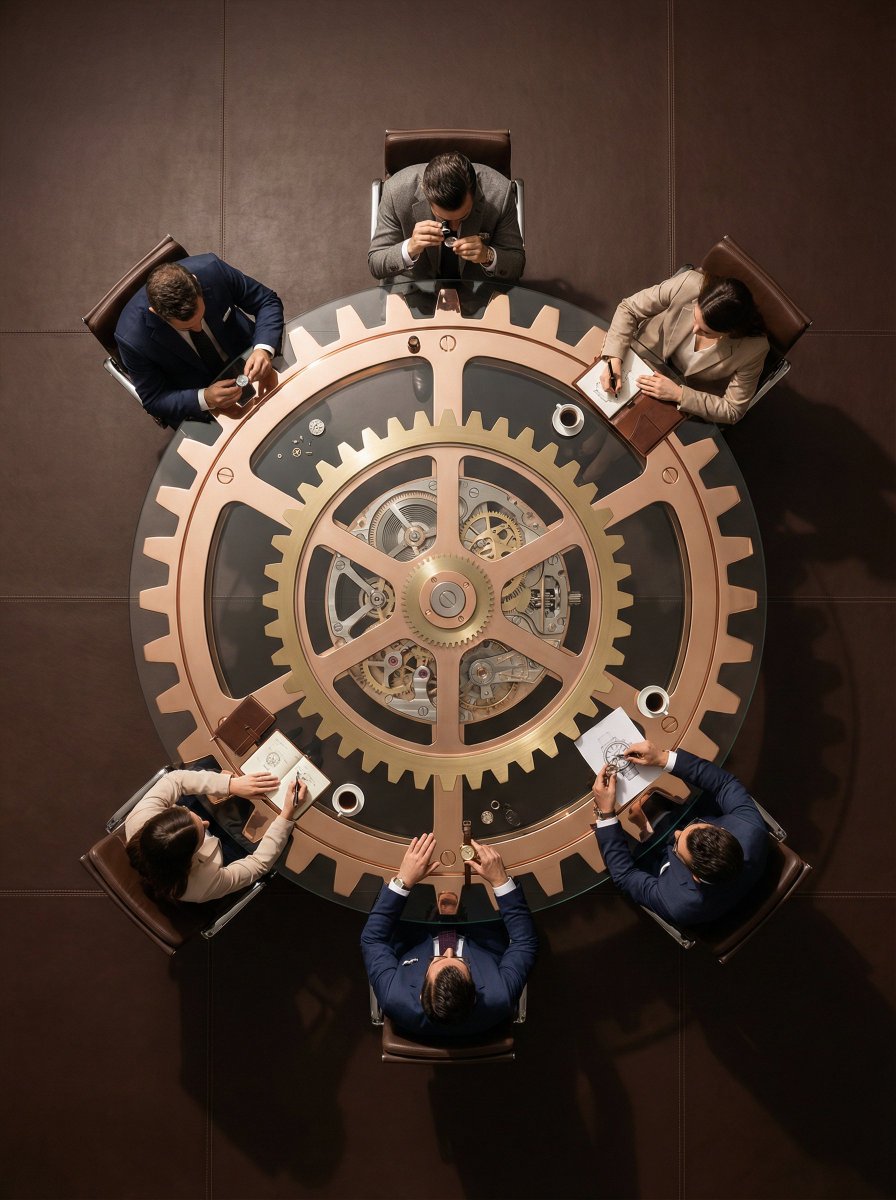 Ultra-wide-angle Hyper-realistic Top-down Flat Lay Photography. The Central Focus IS sample 4