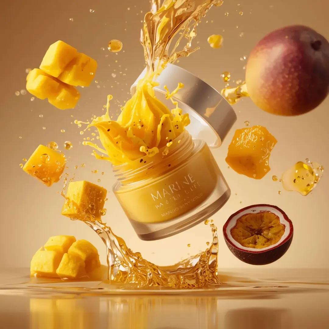 Hyperrealistic Premium Product Photography Scene OF A Transparent Cosmetic Jar sample 3