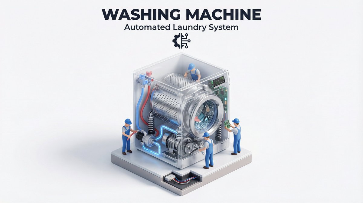 Clear, 45° Top-down Isometric Miniature 3D Cutaway Diorama Showing The sample 4