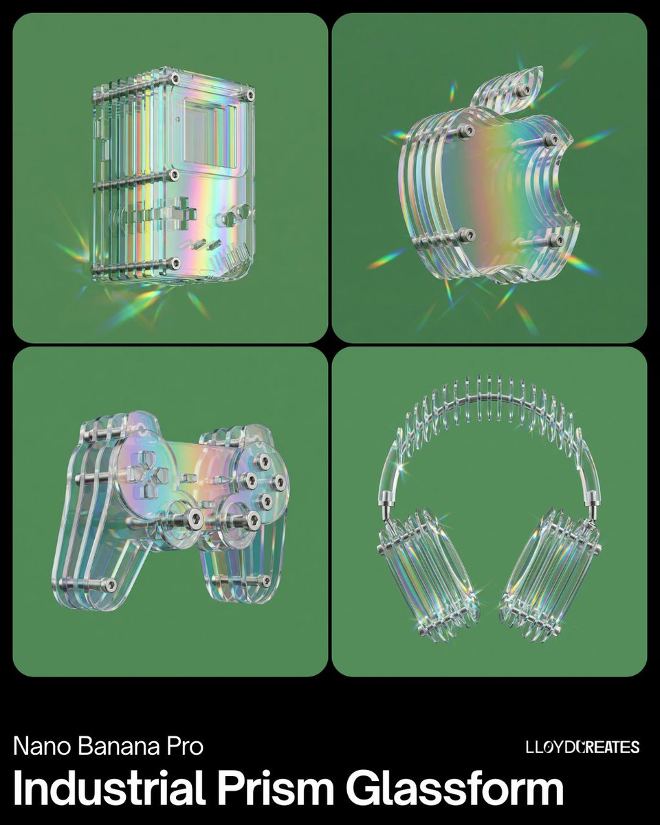 Illustration & 3D Prompt Template sample 1