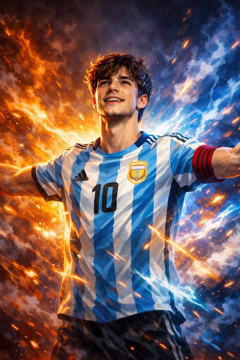 Fantastic Digital Painting OF A Young Man With High Detail, sample 1