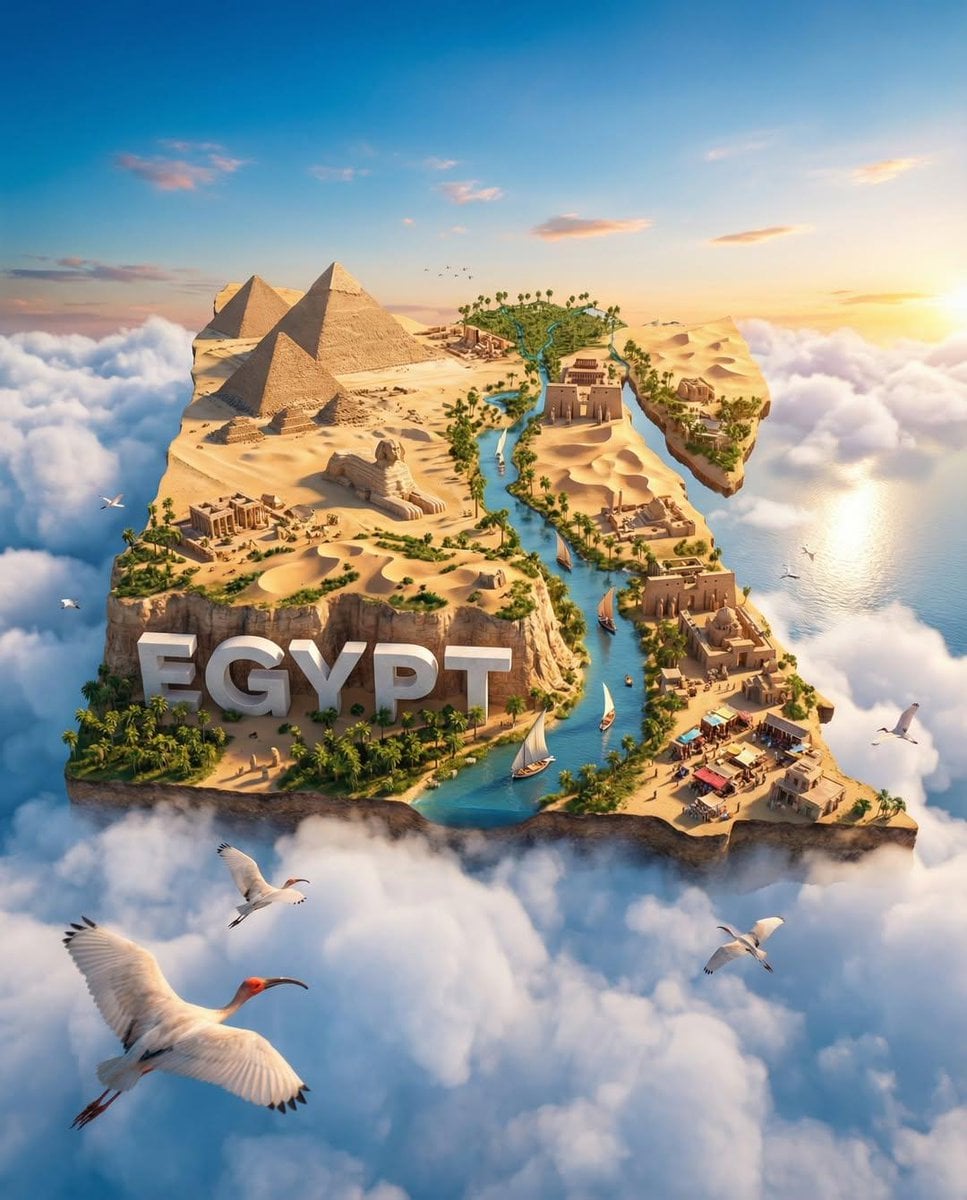 Create an ultra-HD, hyper-realistic digital poster of a floating miniature island shaped like Co... thumbnail 3