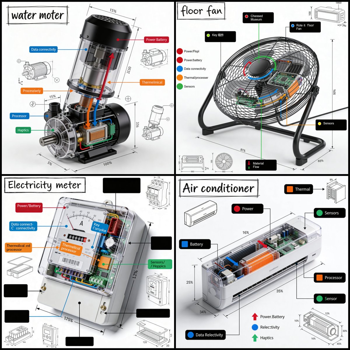 Technical Infographic OF Subject With A 45-degree Isometric 3D Perspective sample 1