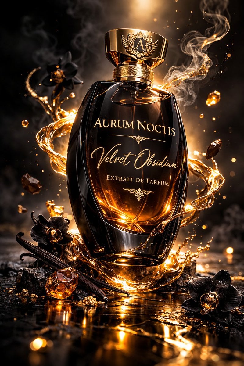 master_prompt: product: type: luxury perfume bottle, brand_name: AURUM NOCTIS, fragrance_line: V... thumbnail 2
