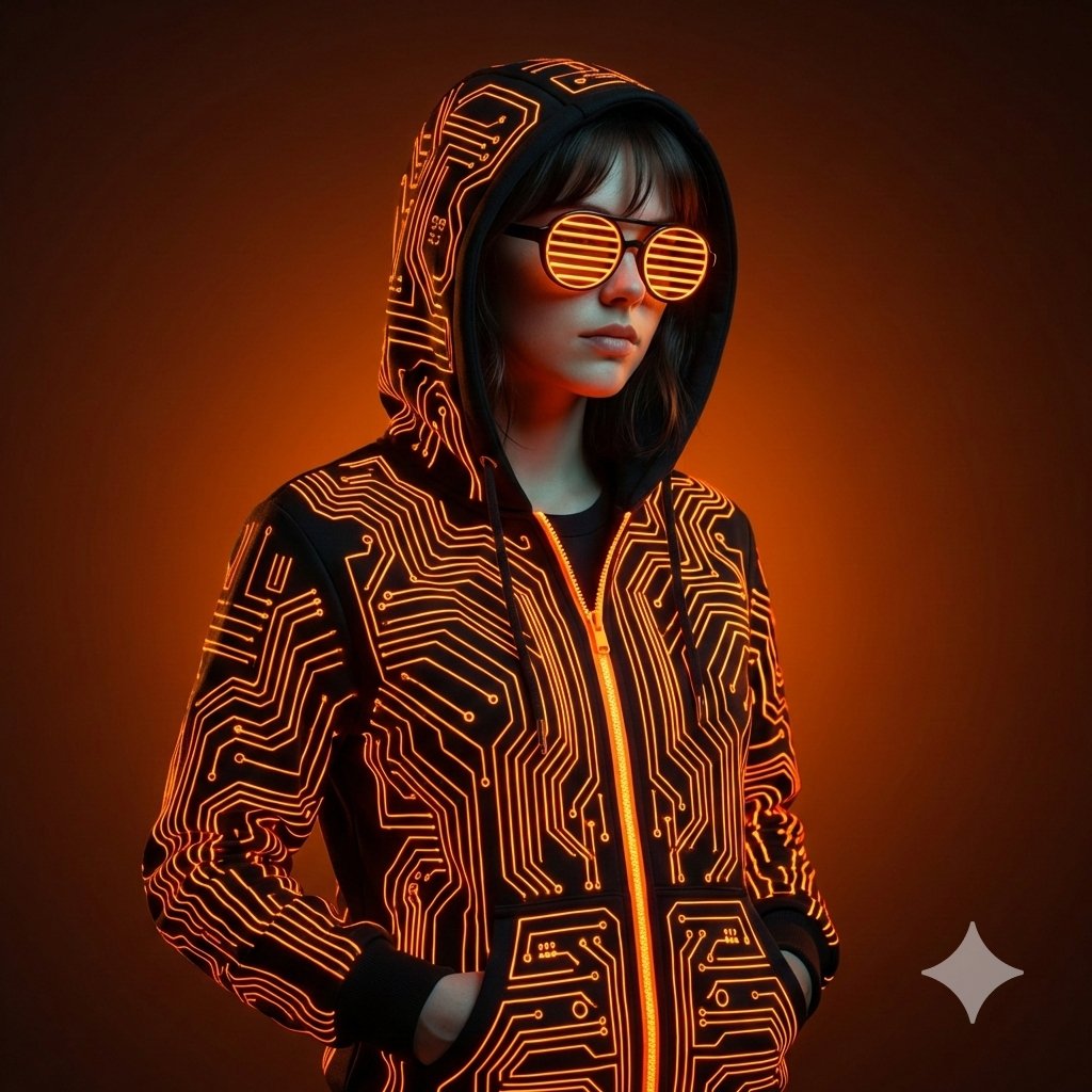 Ultra-realistic Cinematic Studio Portrait Using Provided Person Only. Subject Wears sample 1