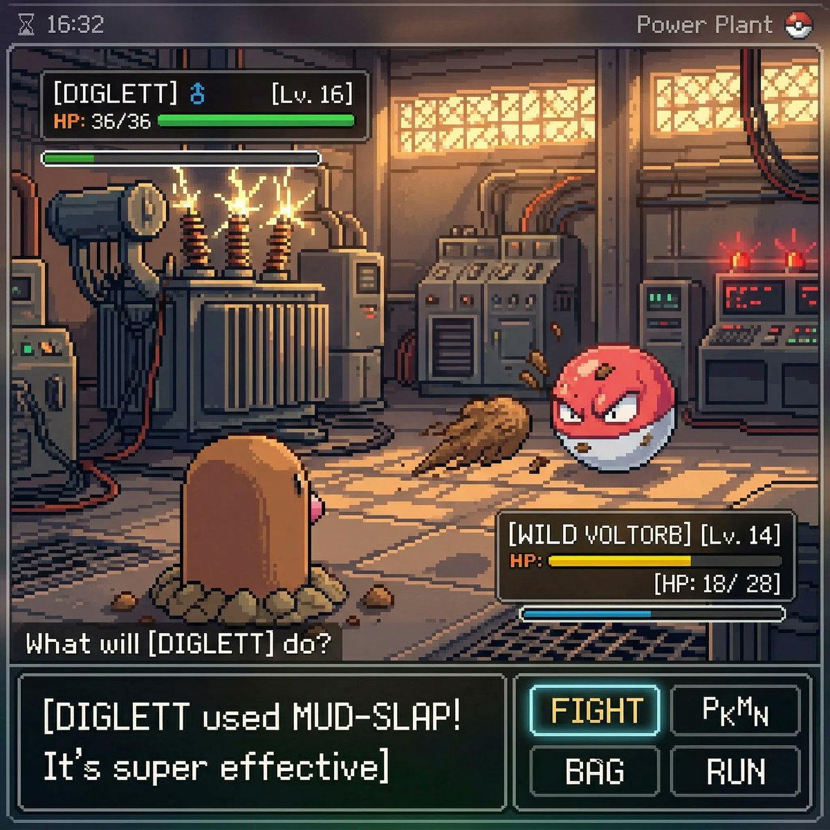 Inspired BY A Classic Pokemon Gameboy Screenshot But Its Highly sample 4