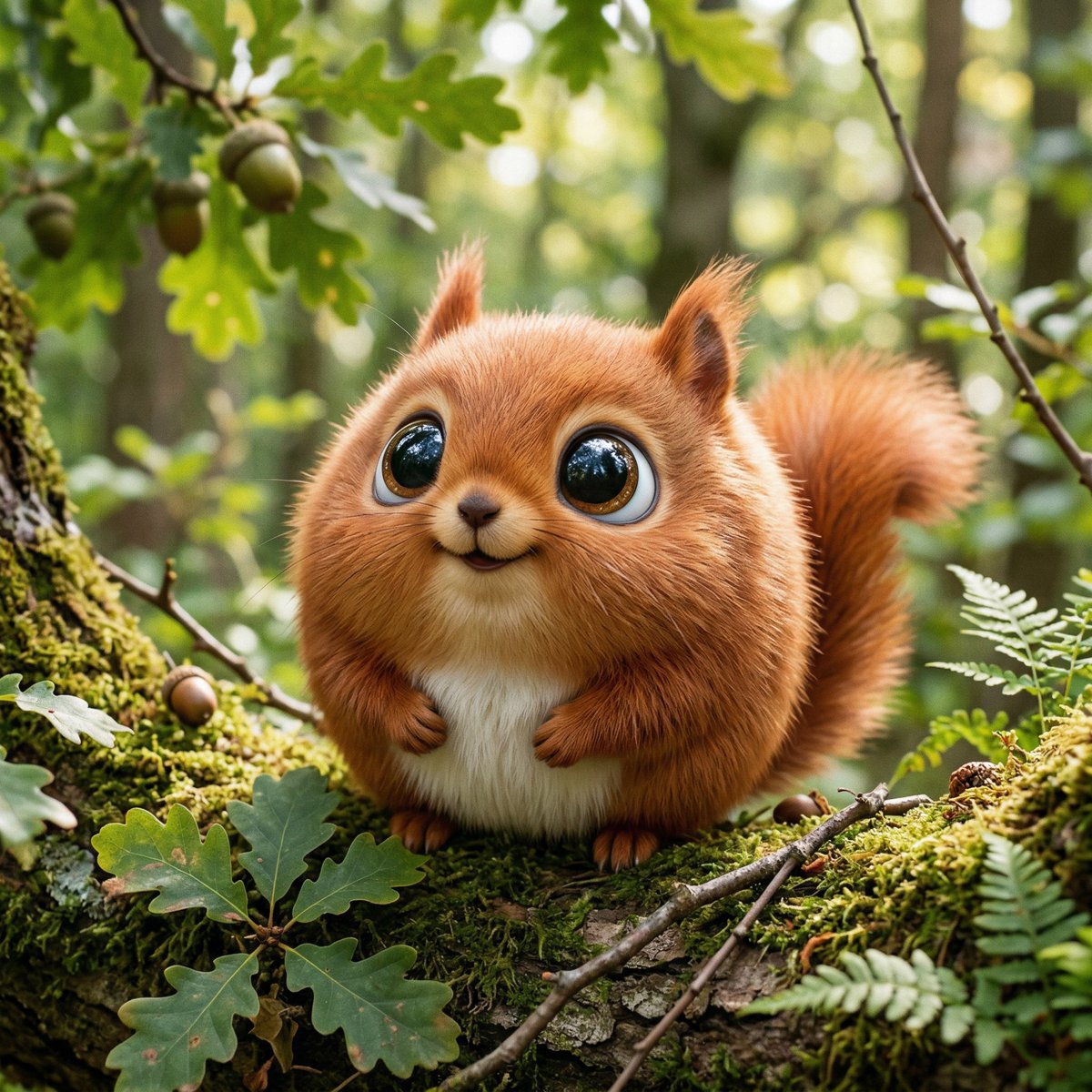 Make A Photo OF A Cute Ball-shaped Version OF A sample 2