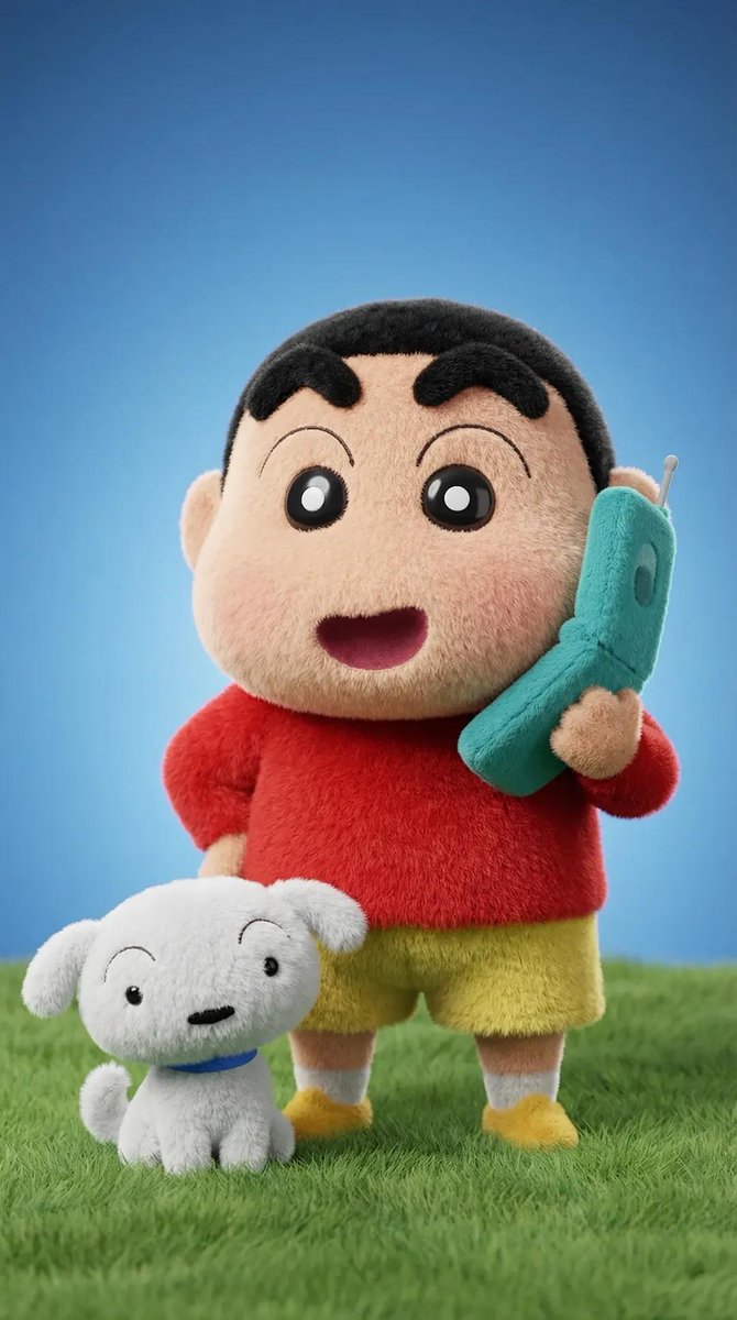 Ultra-detailed 3D Plush Cartoon Character, Inspired BY Classic Animated TV sample 3