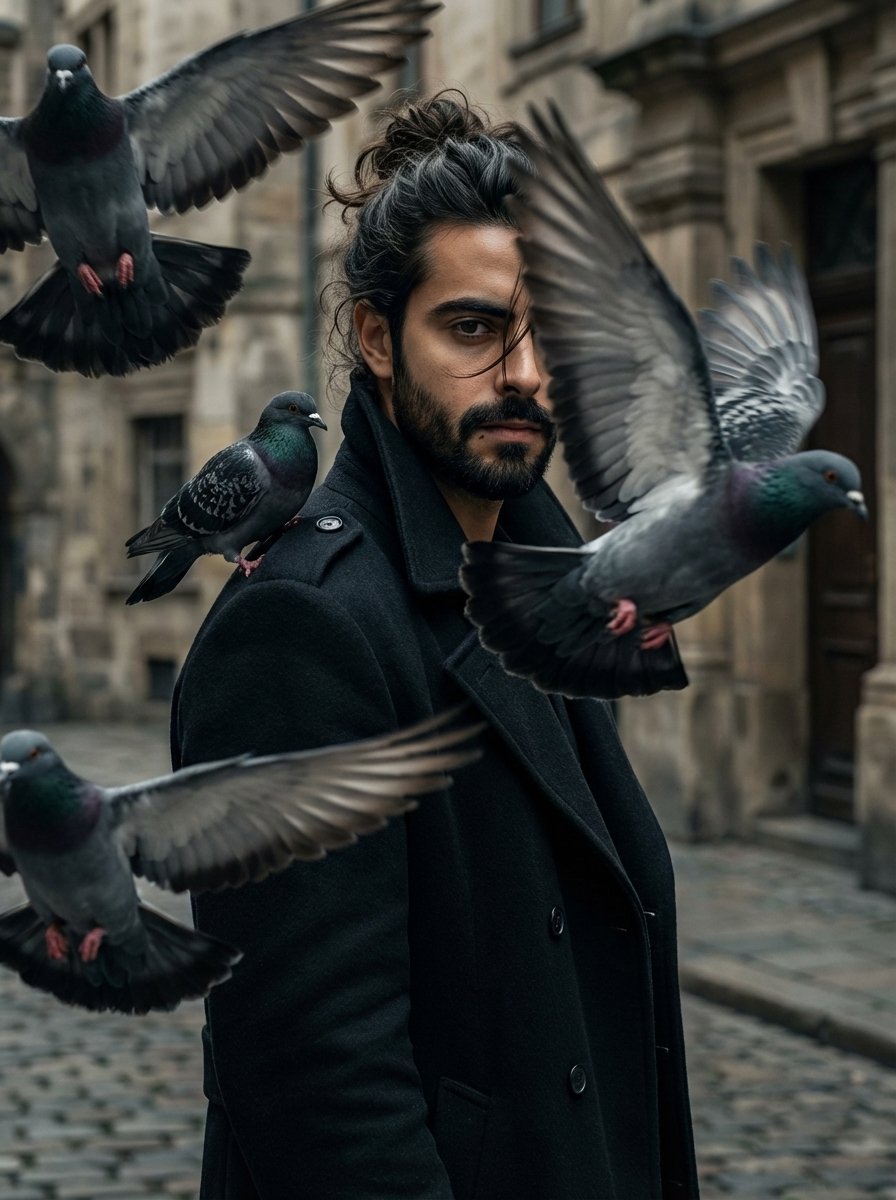 48k Hyper-realistic, A Cinematic Portrait OF A Young Man(keep The sample 1